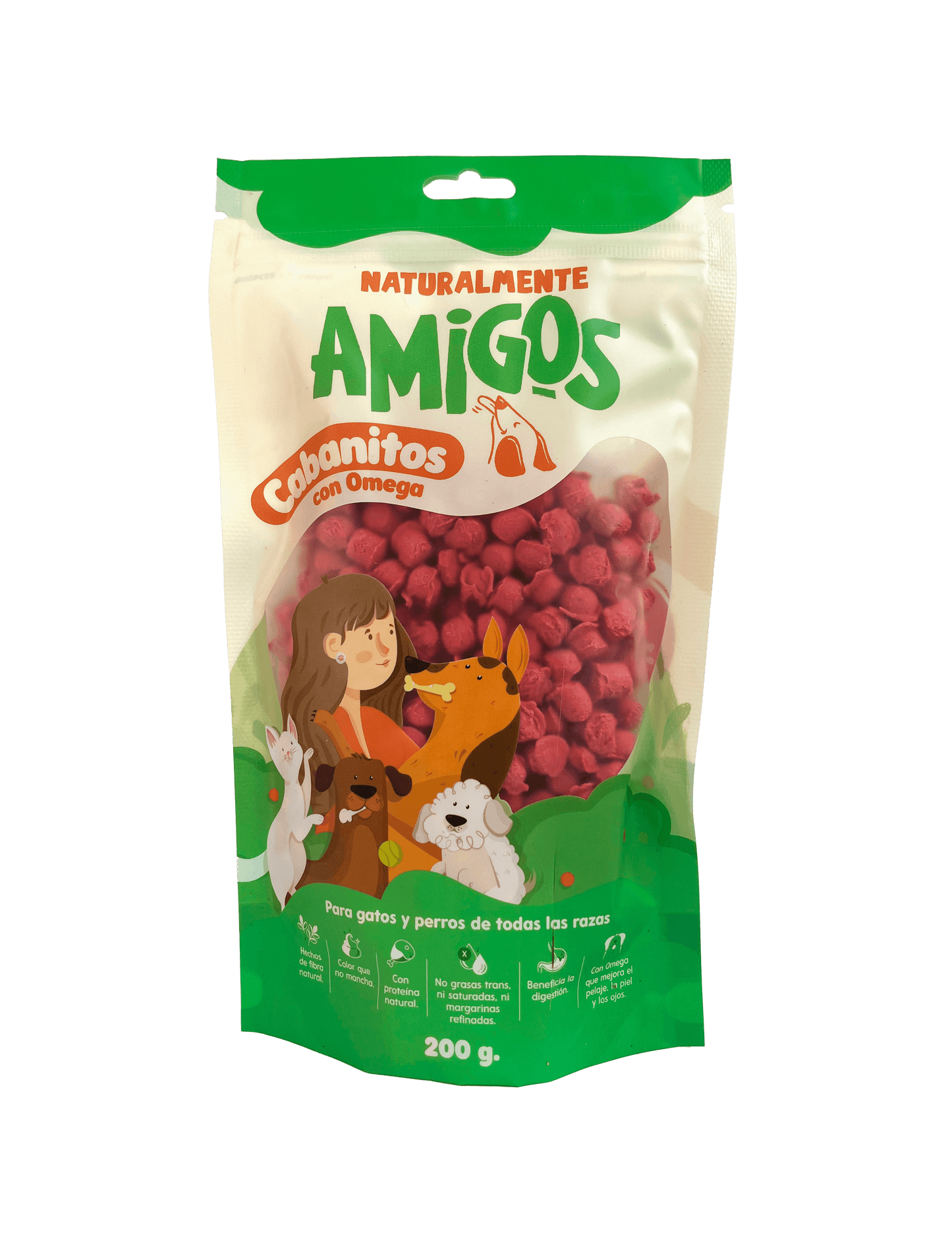 Cabanitos con Omega 3 y Proteína para Perros | Snack Natural para un Pelaje Brillante