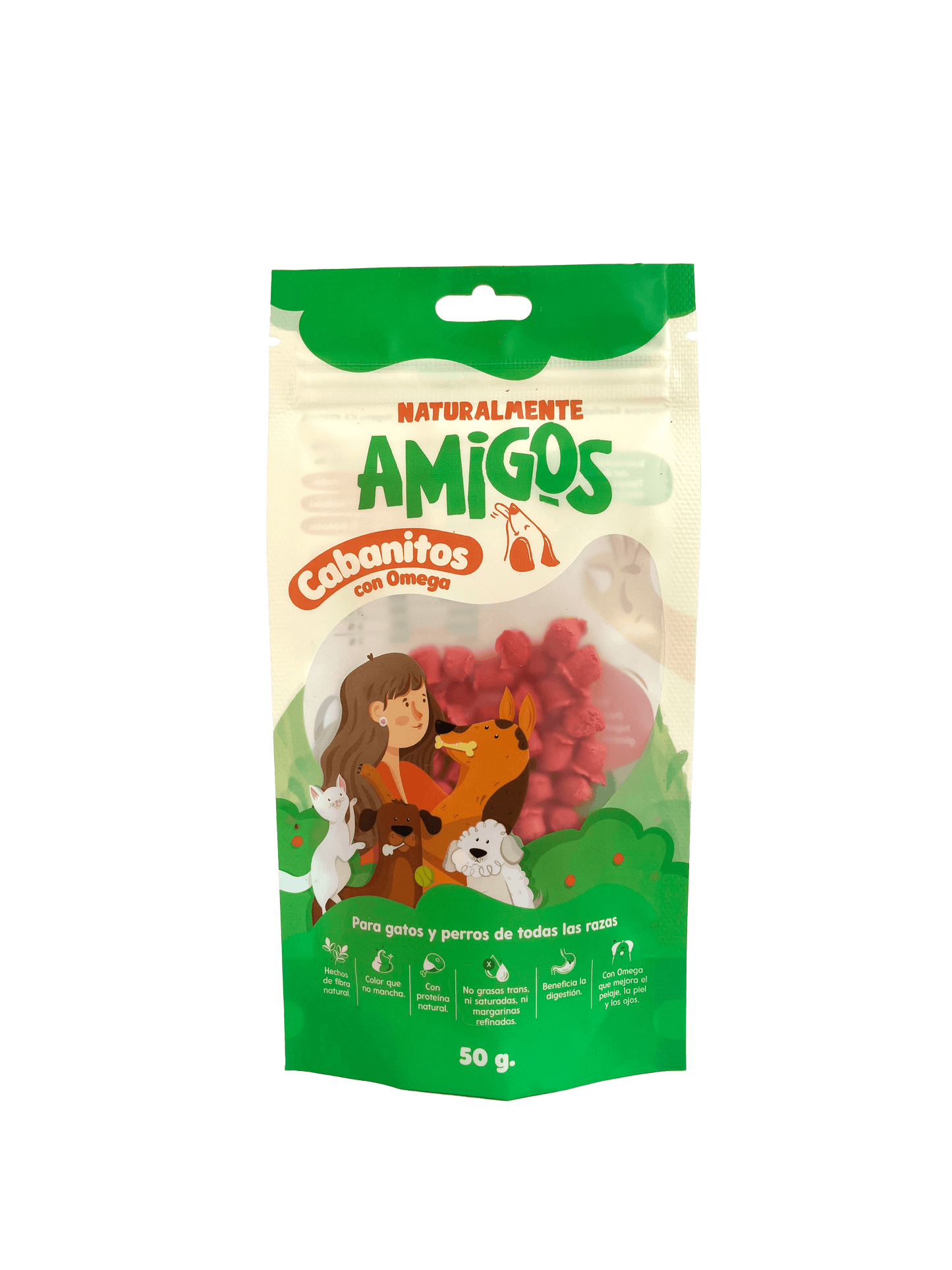 Cabanitos con Omega 3 y Proteína para Perros | Snack Natural para un Pelaje Brillante
