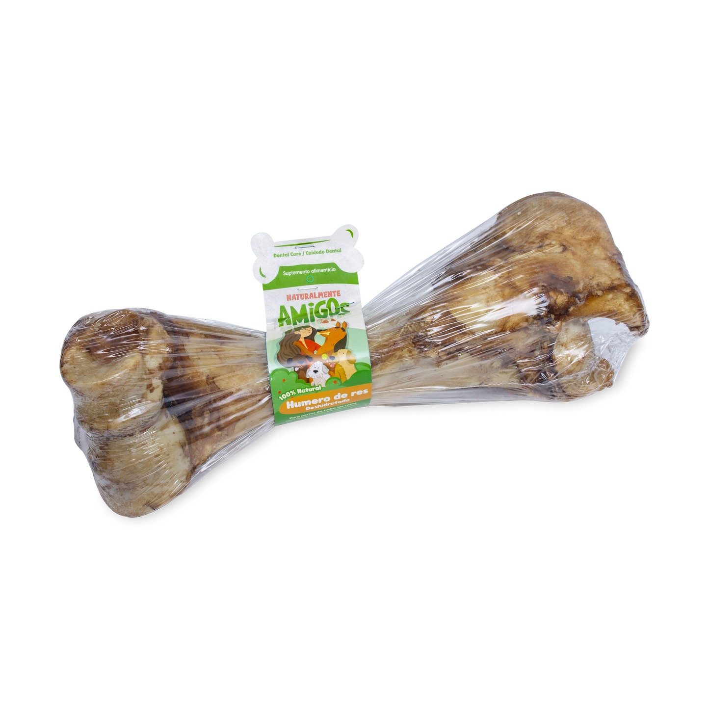 Húmero de Res Deshidratado para Perros | Hueso Natural con Colágeno y Calcio