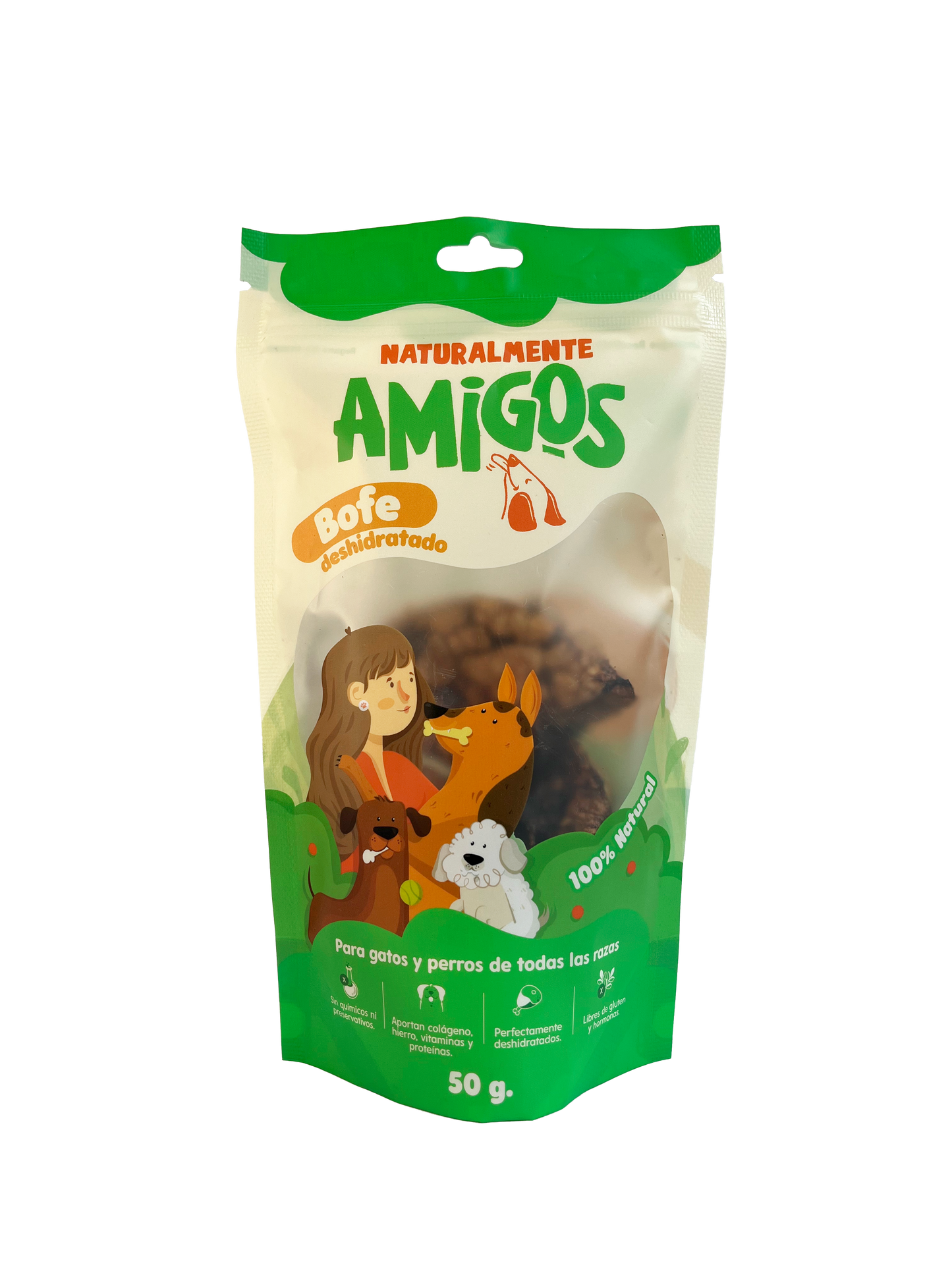 Bofe Deshidratado (Pulmón de Cerdo) para Perros | Snack de Proteína y Colágeno