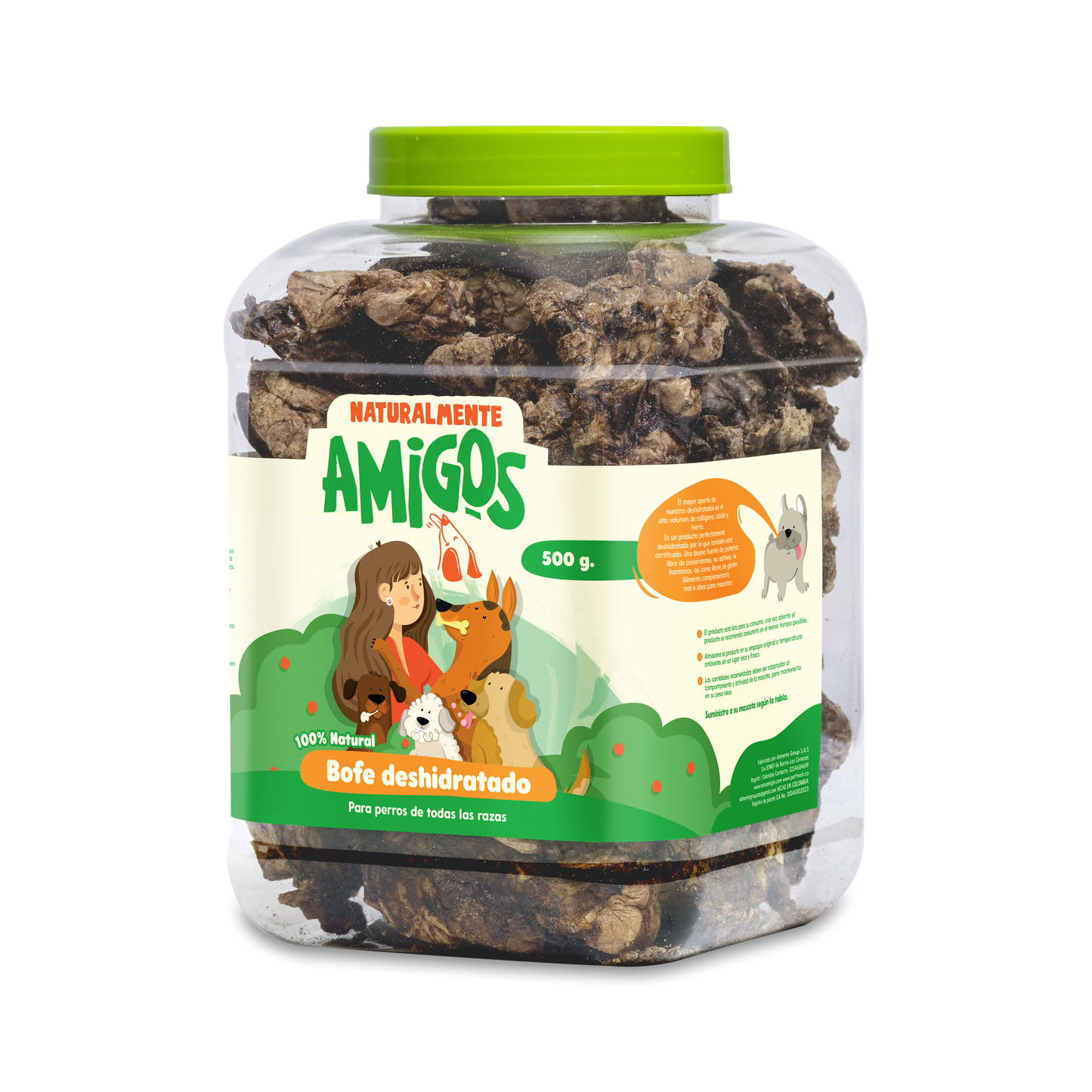 Bofe Deshidratado (Pulmón de Cerdo) para Perros | Snack de Proteína y Colágeno