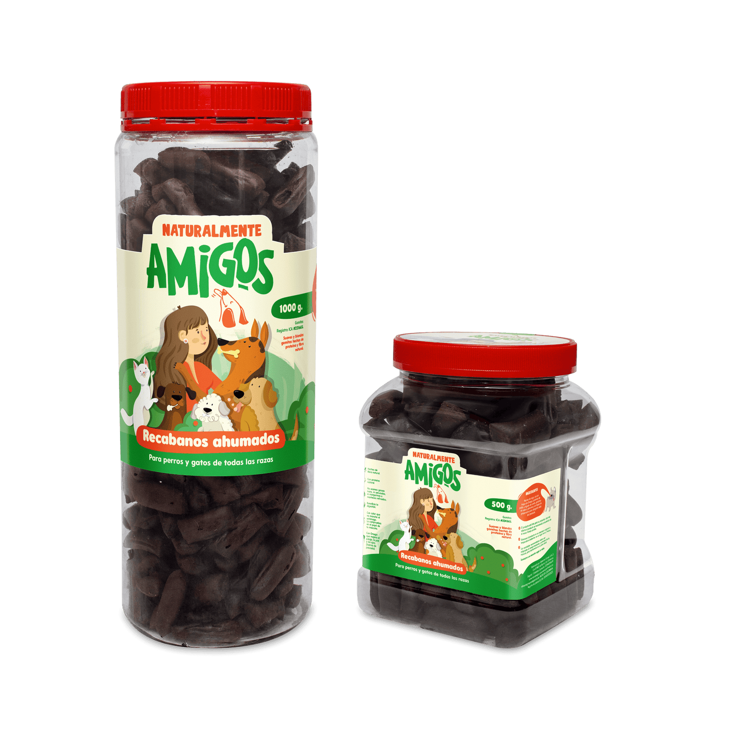 Recabanos Ahumados y Blandos para Perros | Snack Natural con Proteína y Fibra