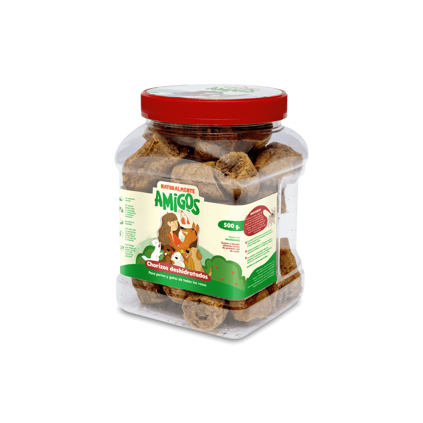 Chorizos Deshidratados para Perros | Snacks Naturales y Sabrosos