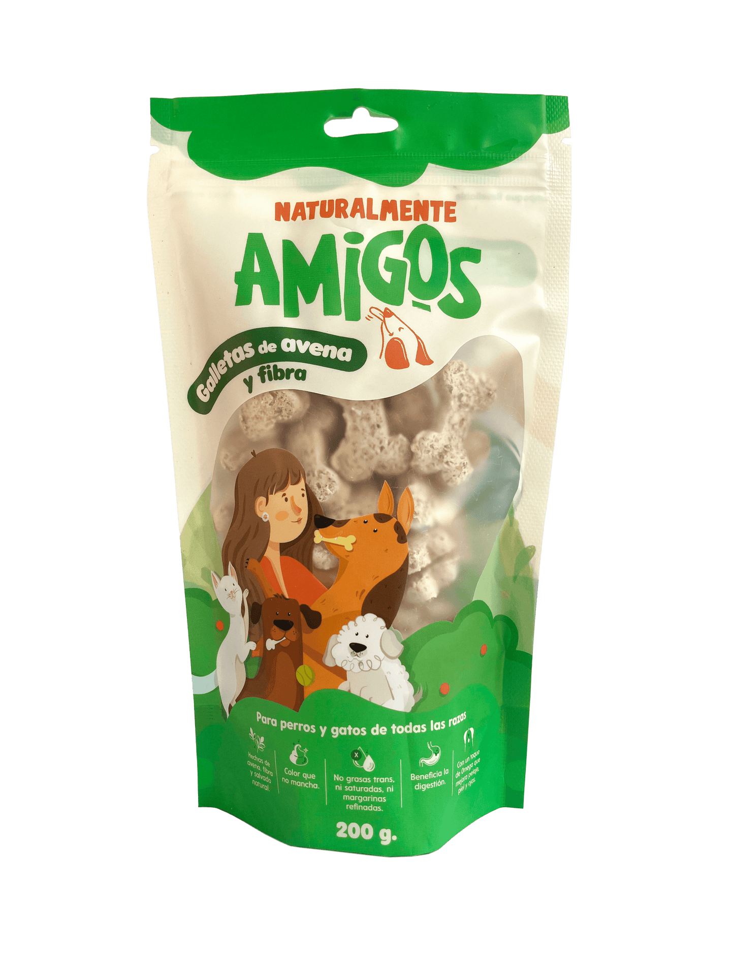 Galletas Naturales de Fibra y Salvado para Perros | Snacks Saludables que No Manchan