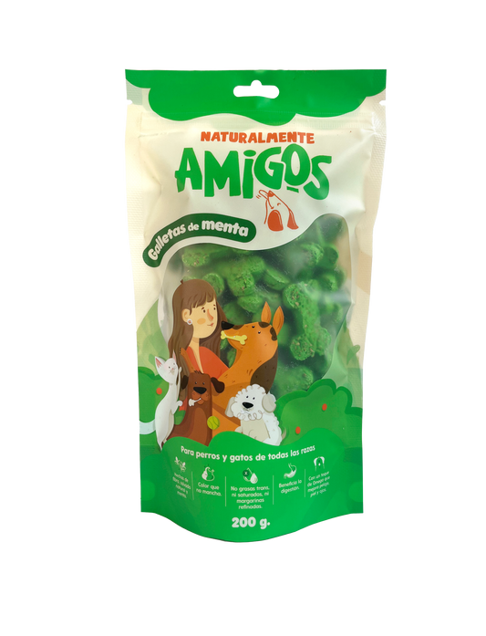 Galletas de Menta para Perros | Snack Natural para el Mal Aliento