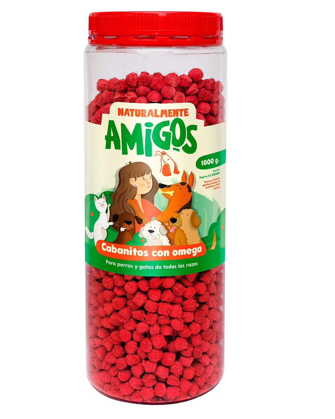 Cabanitos con Omega 3 y Proteína para Perros | Snack Natural para un Pelaje Brillante