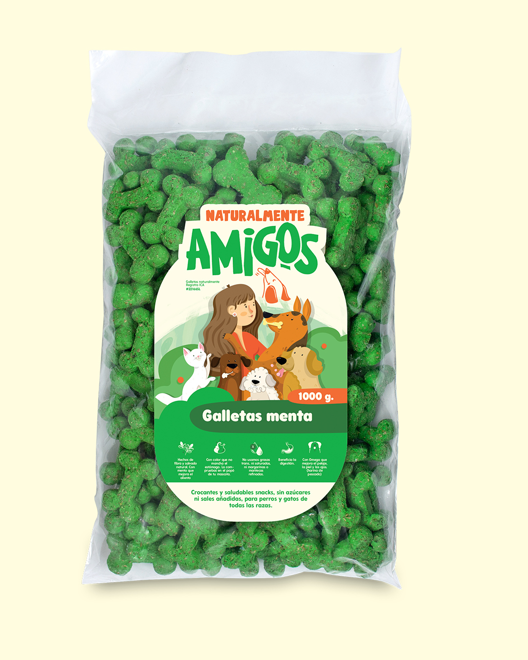 Galletas de Menta para Perros | Snack Natural para el Mal Aliento