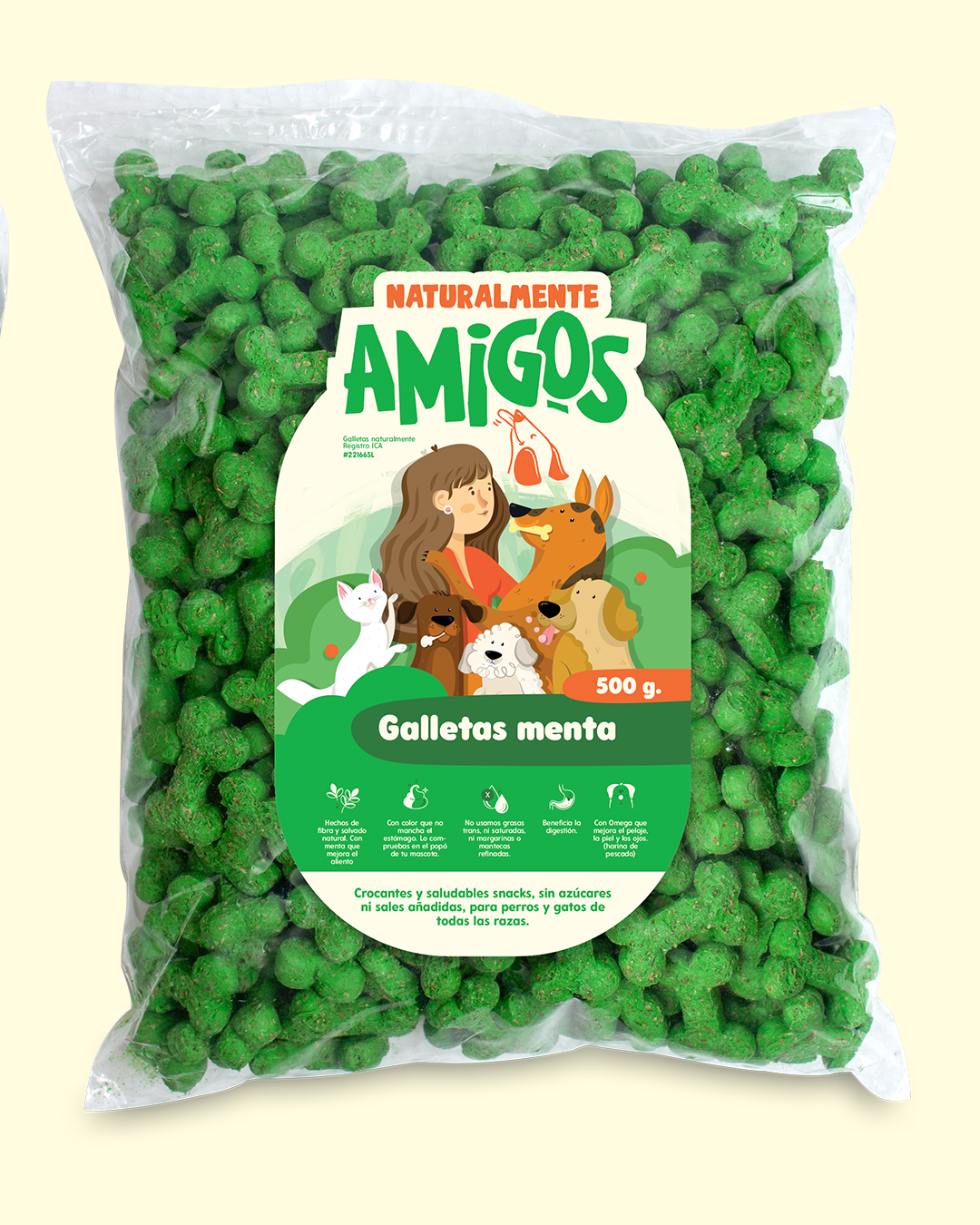 Galletas de Menta para Perros | Snack Natural para el Mal Aliento