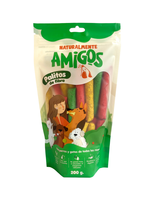 Palitos Naturales de Fibra y Salvado para Perros