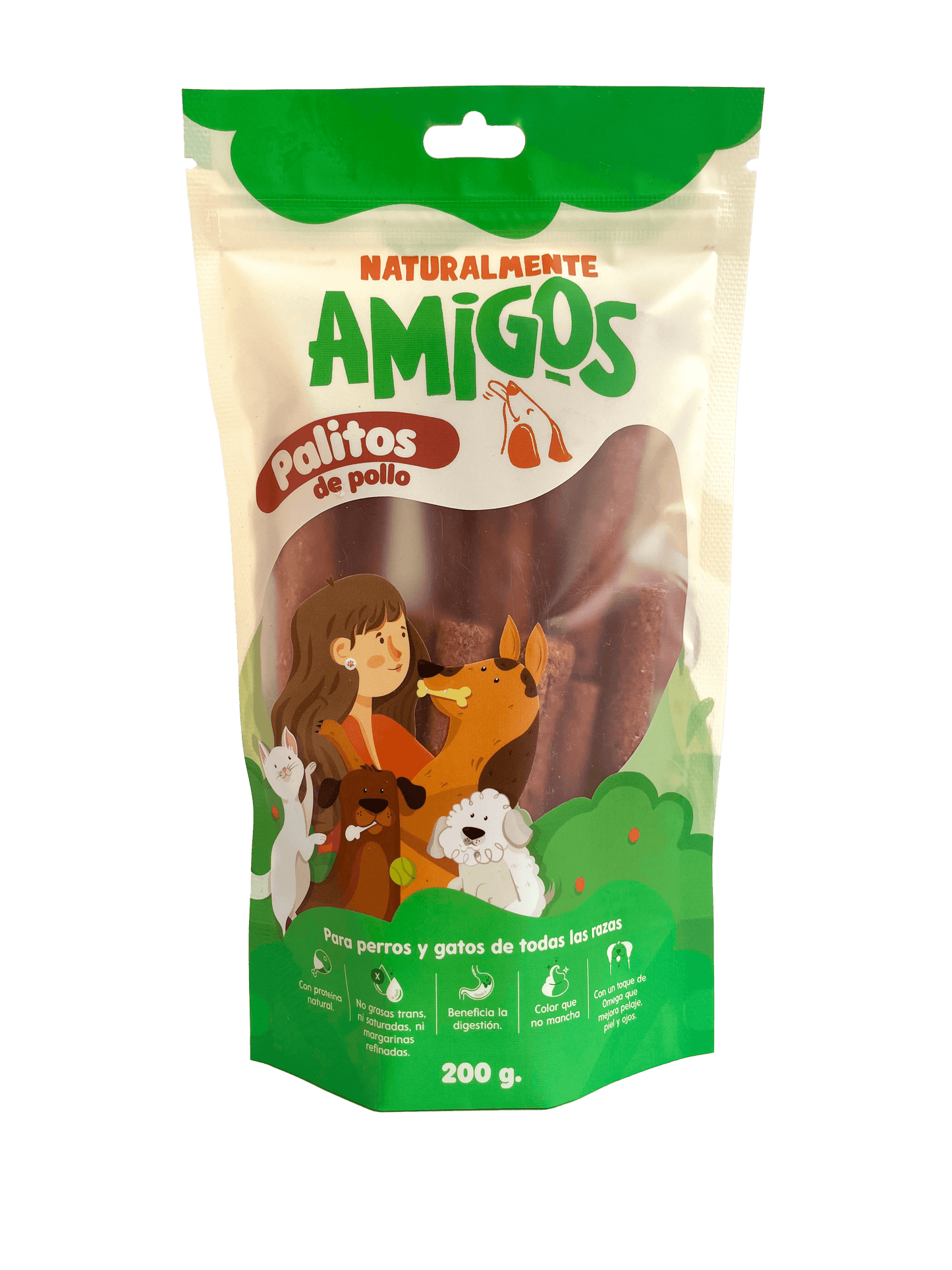 Palitos de pollo proteína natural para Perros