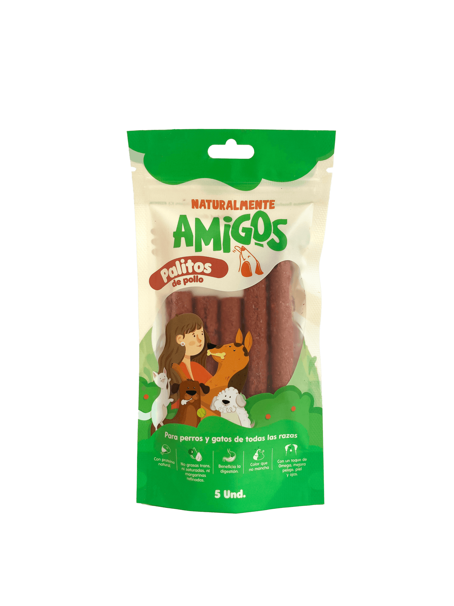 Palitos de pollo proteína natural para Perros