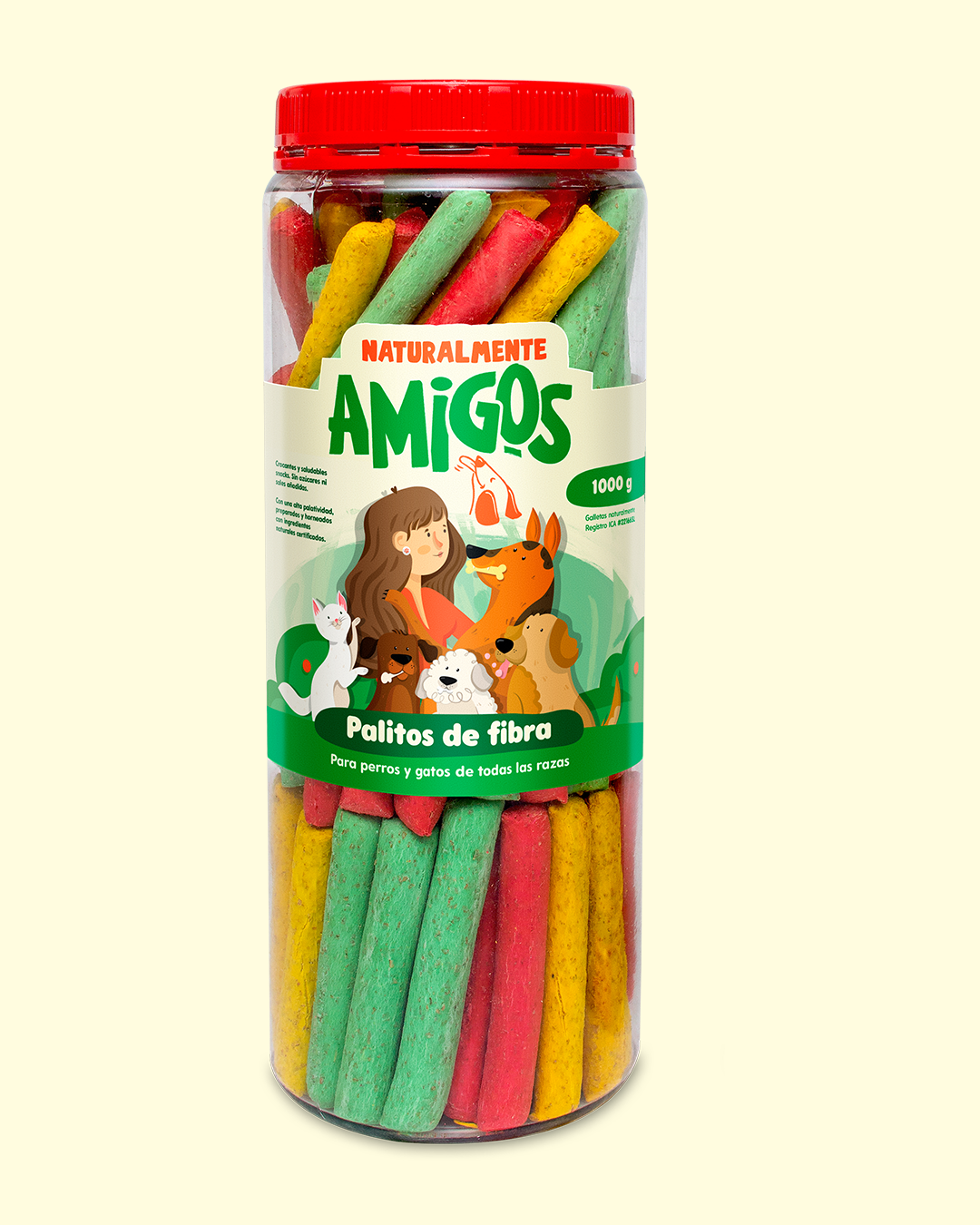 Palitos Naturales de Fibra y Salvado para Perros