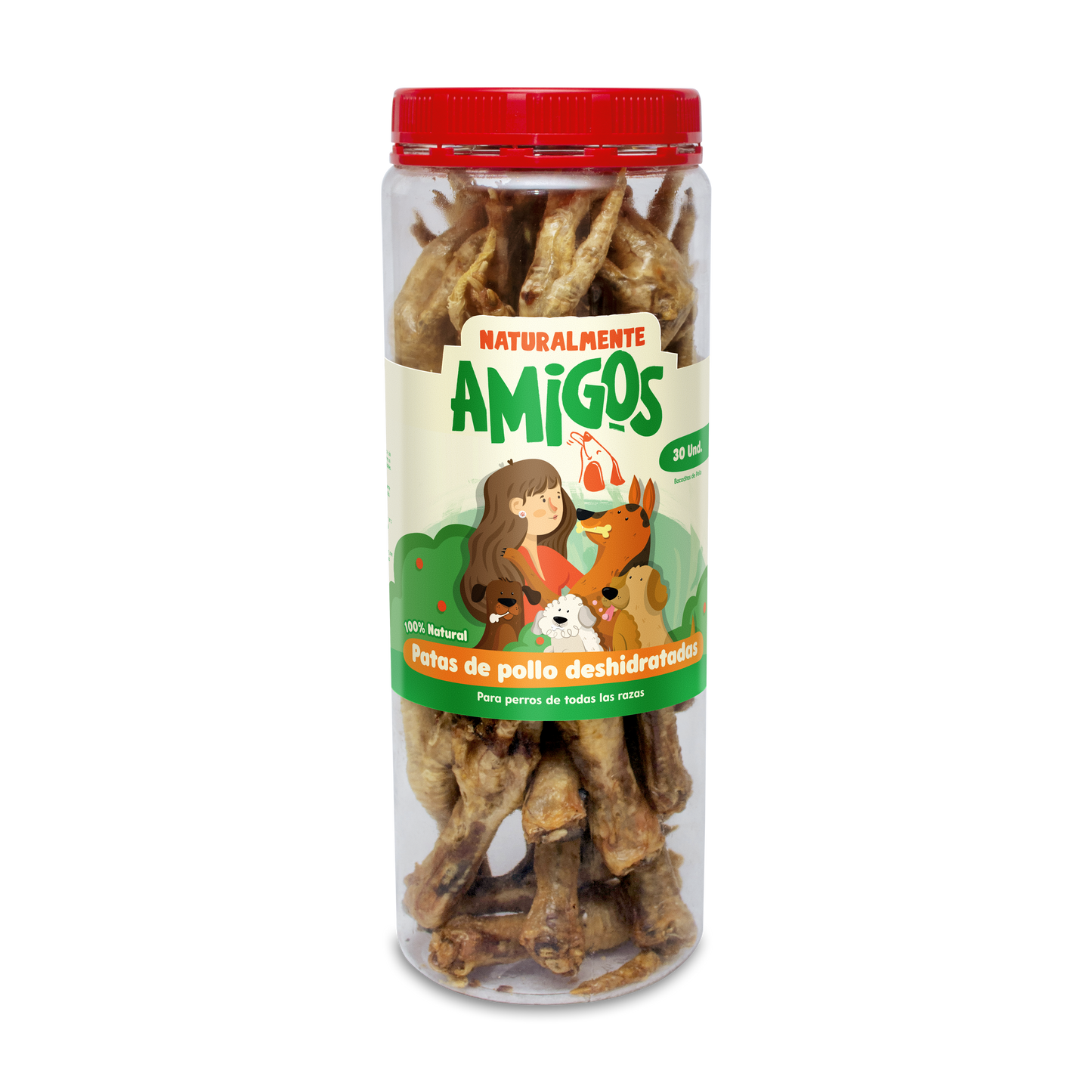 Patas de Pollo Deshidratadas para Perros | Snack Natural con Colágeno y Beneficios Dentales