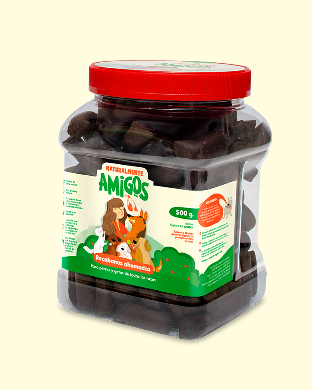Recabanos Ahumados y Blandos para Perros | Snack Natural con Proteína y Fibra