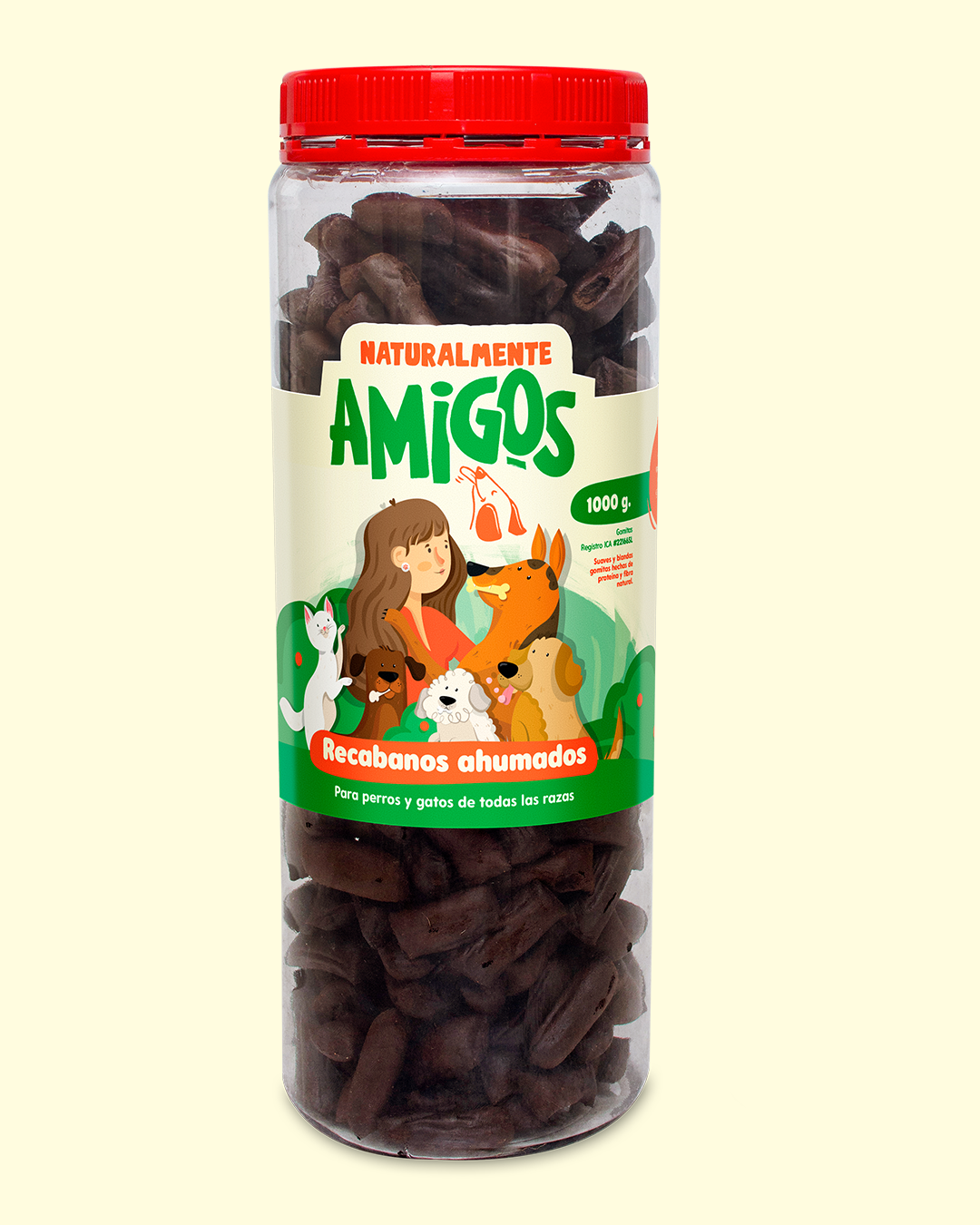 Recabanos Ahumados y Blandos para Perros | Snack Natural con Proteína y Fibra