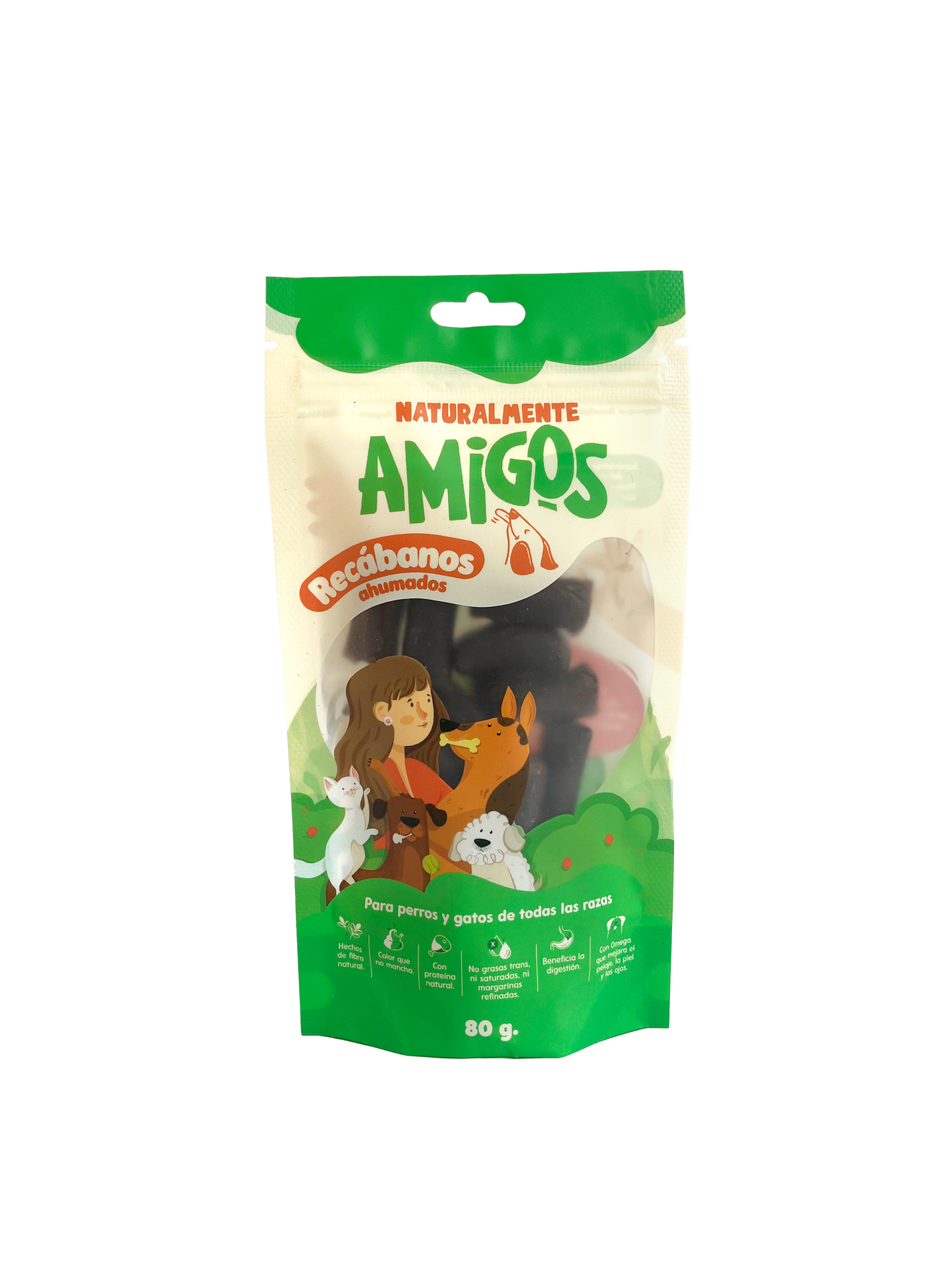Recabanos Ahumados y Blandos para Perros | Snack Natural con Proteína y Fibra
