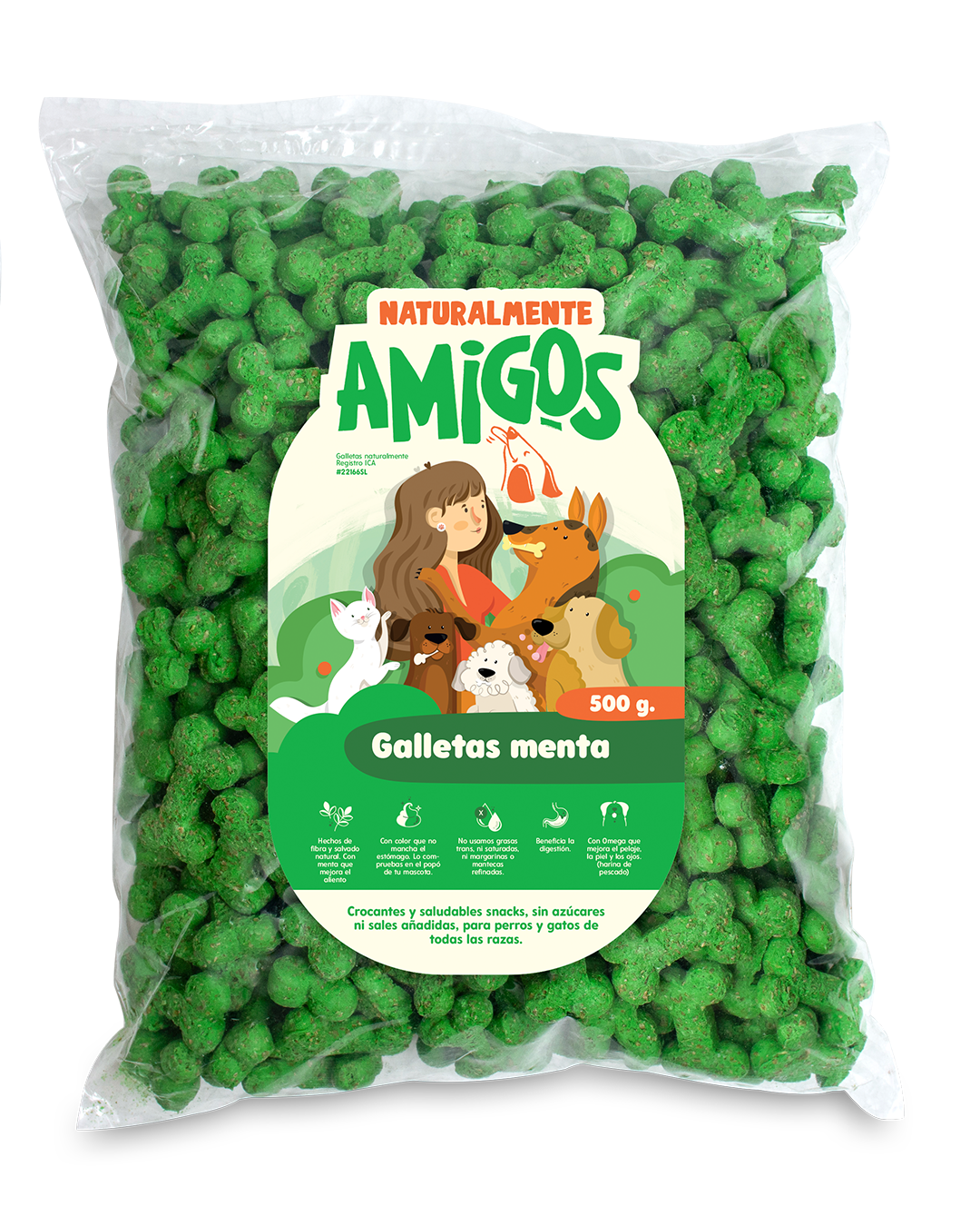 Galletas de Menta para Perros | Snack Natural para el Mal Aliento