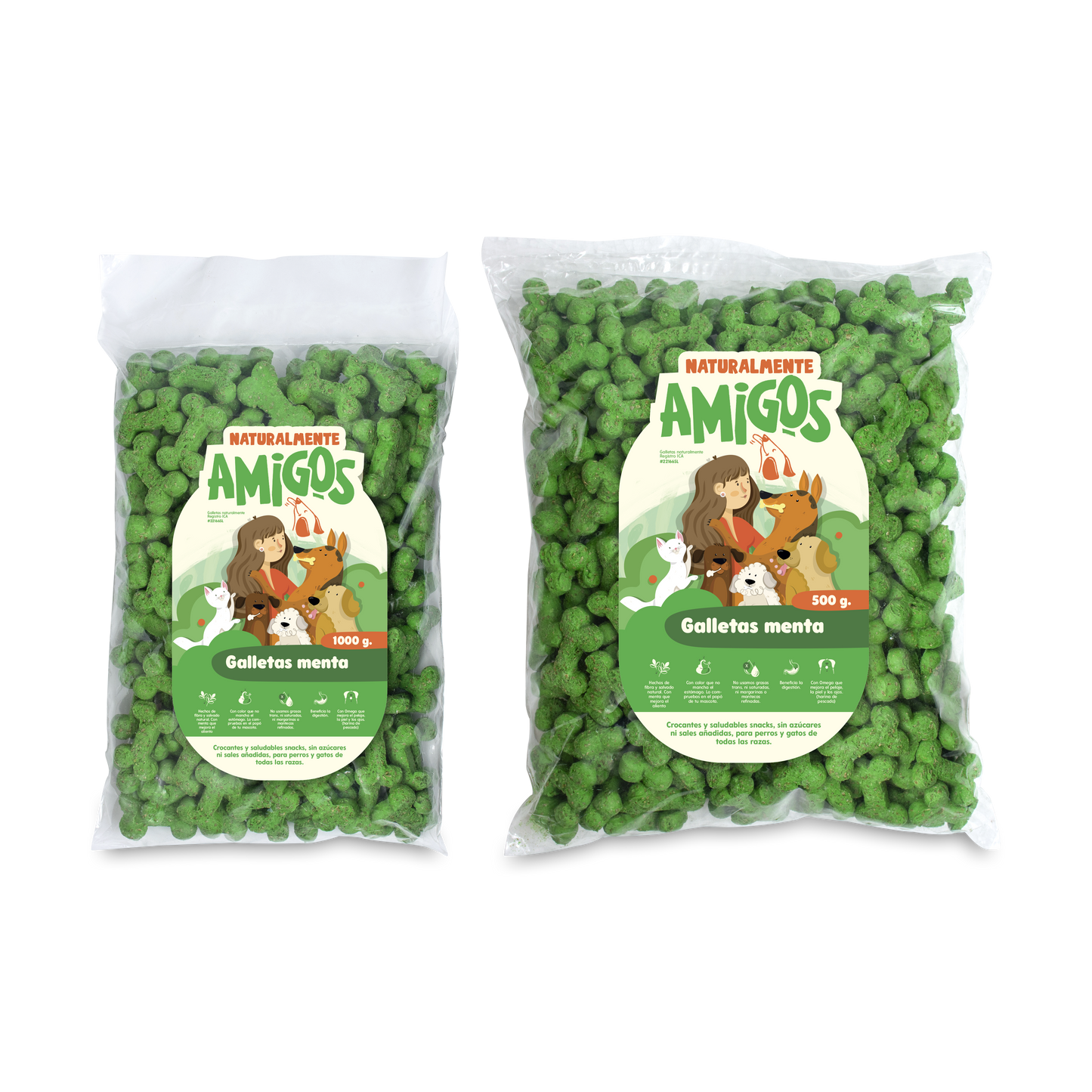 Galletas de Menta para Perros | Snack Natural para el Mal Aliento