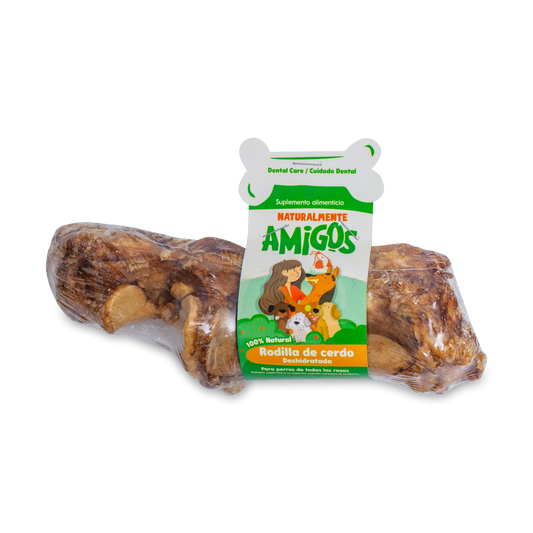 Hueso de Rodilla de Cerdo Deshidratado para Perros | Snack Natural, Duro y Rico en Sabor