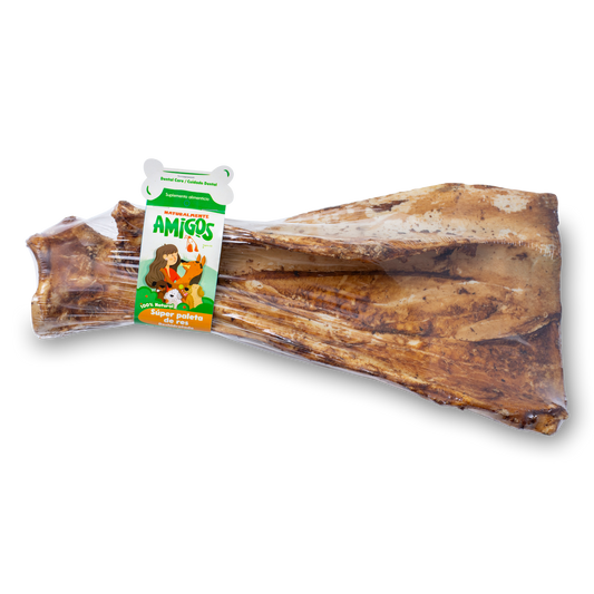 Súper Paleta de Res Deshidratada para Perros Grandes | Hueso Natural, Ultra Resistente y Limpieza Dental